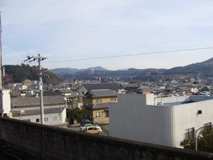 内子駅からの景色