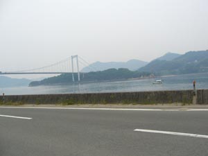 大島大橋が見える