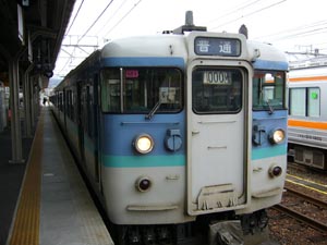 中津川からの電車