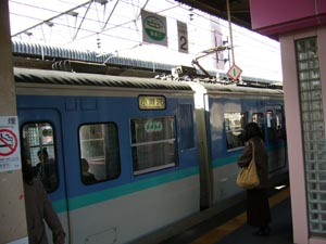 塩尻駅からの電車