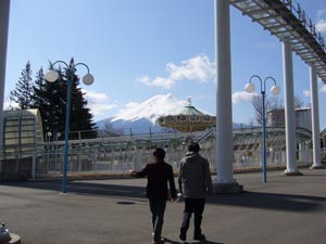 富士山を間近で見られる