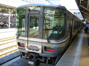 岡山からの電車