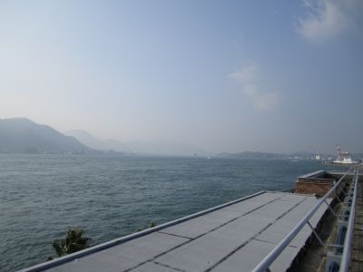 関門海峡の様子