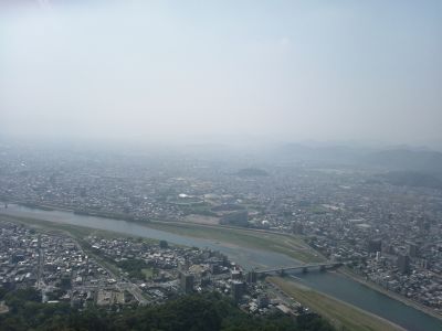 岐阜城からの眺め